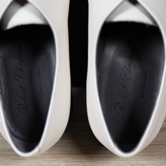 Robert Clergerie Classic White Oxfords main image 4